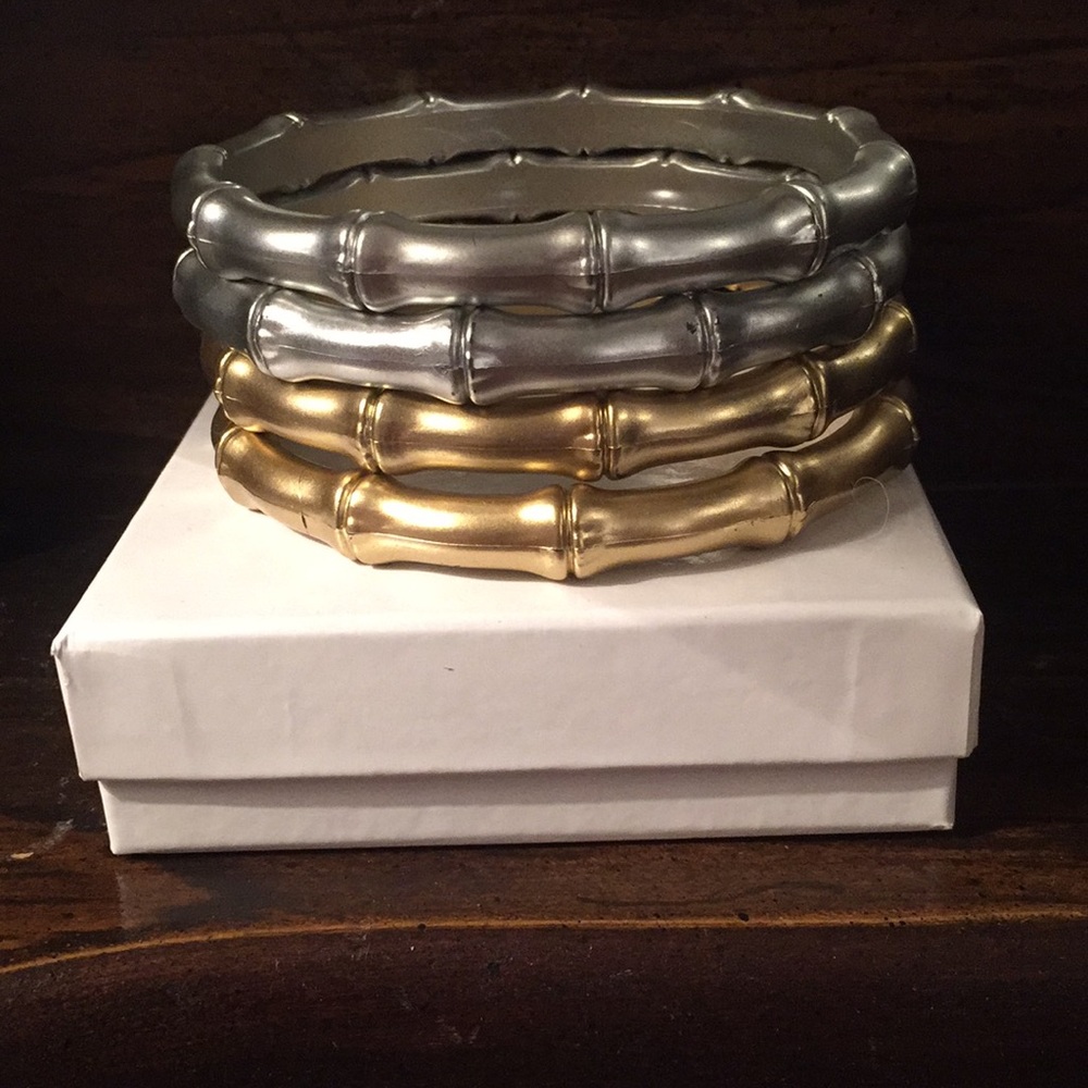 NIB*4 gold & silver fashion bracelets